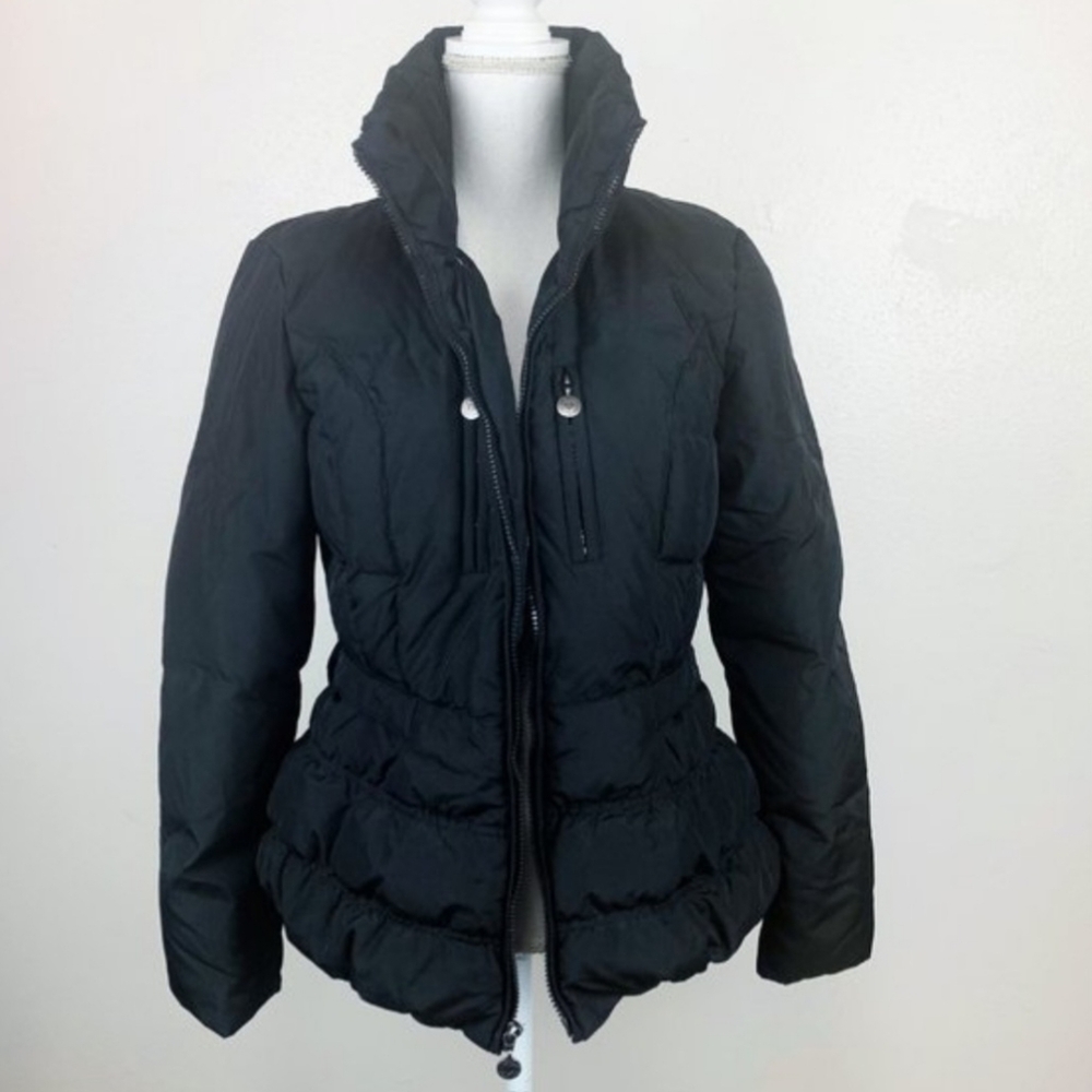 Betsey Johnson Black Jacket with Silver Zipper